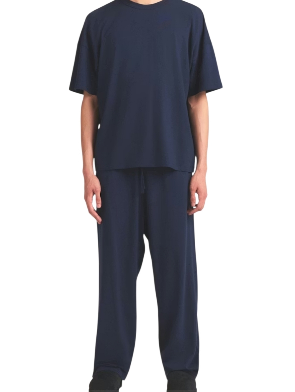 SKIMS Oversized Straight Leg Stretch Lounge Pants & Jersey Lounge T-Shirt SET M